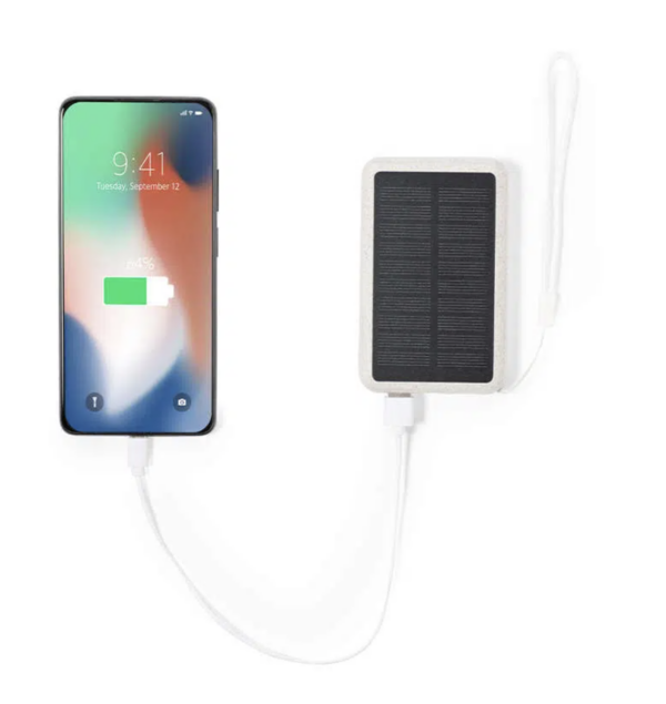 Batterie externe solaire en fibre de blé – Image 2